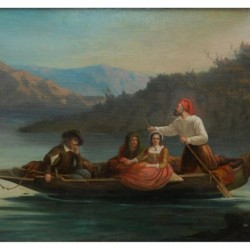 Crossing the river with a boat